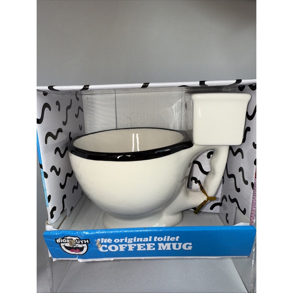 BigMouth INC The Original Toilet Mug 20oz Ceramic Coffee Cup Drink From The Bowl - Picture 3 of 8
